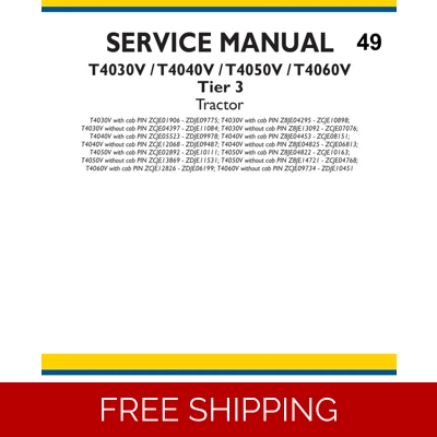 NEW HOLLAND T5.95, T5.105, T5.115 TRACTOR SERVICE REPAIR MANUAL NEW HOLLAND T5.95, T5.105, T5.115 TRACTOR SERVICE REPAIR MANUAL